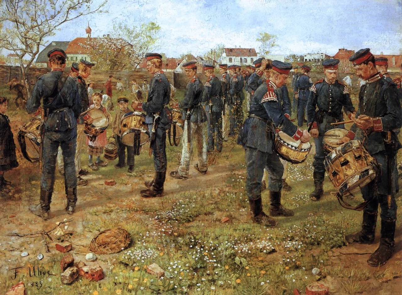 Batteristi bavaresi, 1883